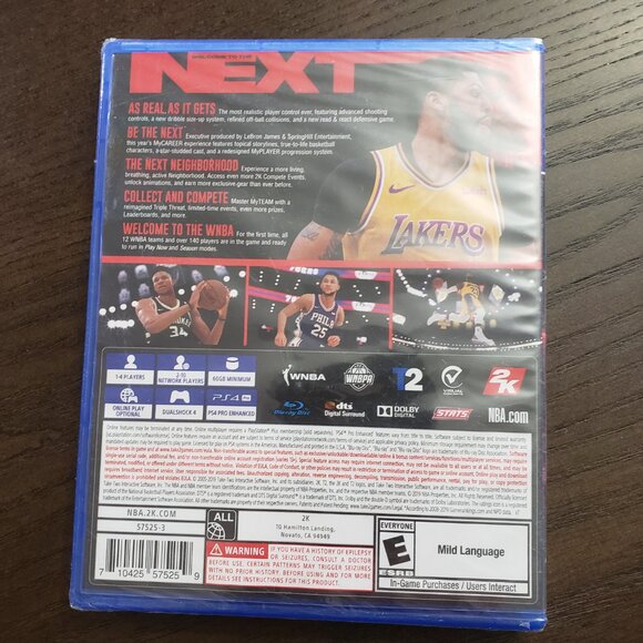 PS4 NBA2K20 game sealed - Picture 3 of 3